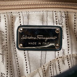 Salvatore Ferragamo Gancini Sofia Handbag Shoulder Bag BW-21 A896 Green Patent Leather Women's