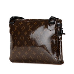 Louis Vuitton Monogram Glaze PM Shoulder Bag M43895 Brown PVC Leather Women's LOUIS VUITTON