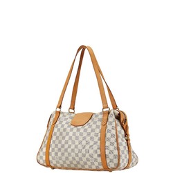 Louis Vuitton Damier Azur Stresa PM Shoulder Bag N42220 White PVC Leather Women's LOUIS VUITTON