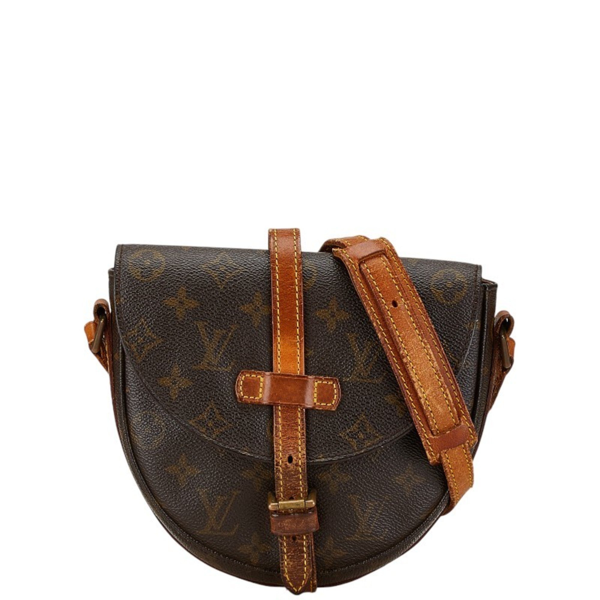 Louis Vuitton Monogram Shanti PM Shoulder Bag M40646 Brown PVC Leather Women's LOUIS VUITTON