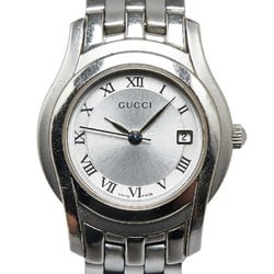 Gucci Watch 5500L Quartz Silver Dial Stainless Steel Women's GUCCI