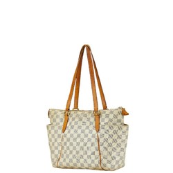 Louis Vuitton Damier Azur Totally PM Tote Bag N41280 White PVC Leather Women's LOUIS VUITTON