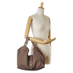 Gucci Soft Stirrup Bag Handbag 296856 Brown Nubuck Women's GUCCI