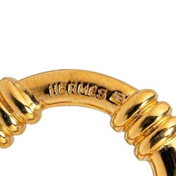 Hermes Boué Scarf Ring Gold Plated Women's HERMES