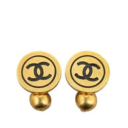 Chanel Coco Mark Cufflinks Gold Plated Women's CHANEL