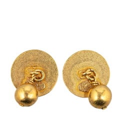 Chanel Coco Mark Cufflinks Gold Plated Women's CHANEL