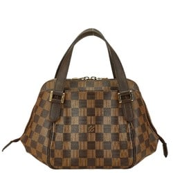 Louis Vuitton Damier Belem PM Handbag N51173 Brown PVC Leather Women's LOUIS VUITTON