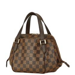 Louis Vuitton Damier Belem PM Handbag N51173 Brown PVC Leather Women's LOUIS VUITTON