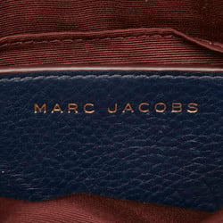 MARC JACOBS Shoulder Bag Navy Leather Women's