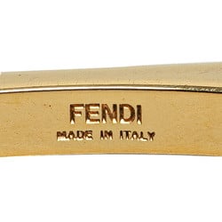 FENDI Bangle Bracelet #M Gold Pink Plated Women's