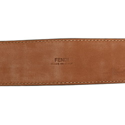 FENDI ZUCCA BELT 80/32 BROWN PVC WOMEN'S