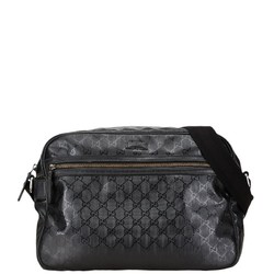 Gucci GG Imprime Shoulder Bag 211107 Black PVC Leather Women's GUCCI