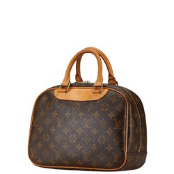 Louis Vuitton Monogram Trouville Handbag M42228 Brown PVC Leather Women's LOUIS VUITTON