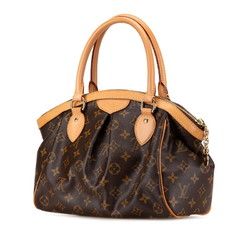 Louis Vuitton Monogram Tivoli PM Handbag M40143 Brown PVC Leather Women's LOUIS VUITTON