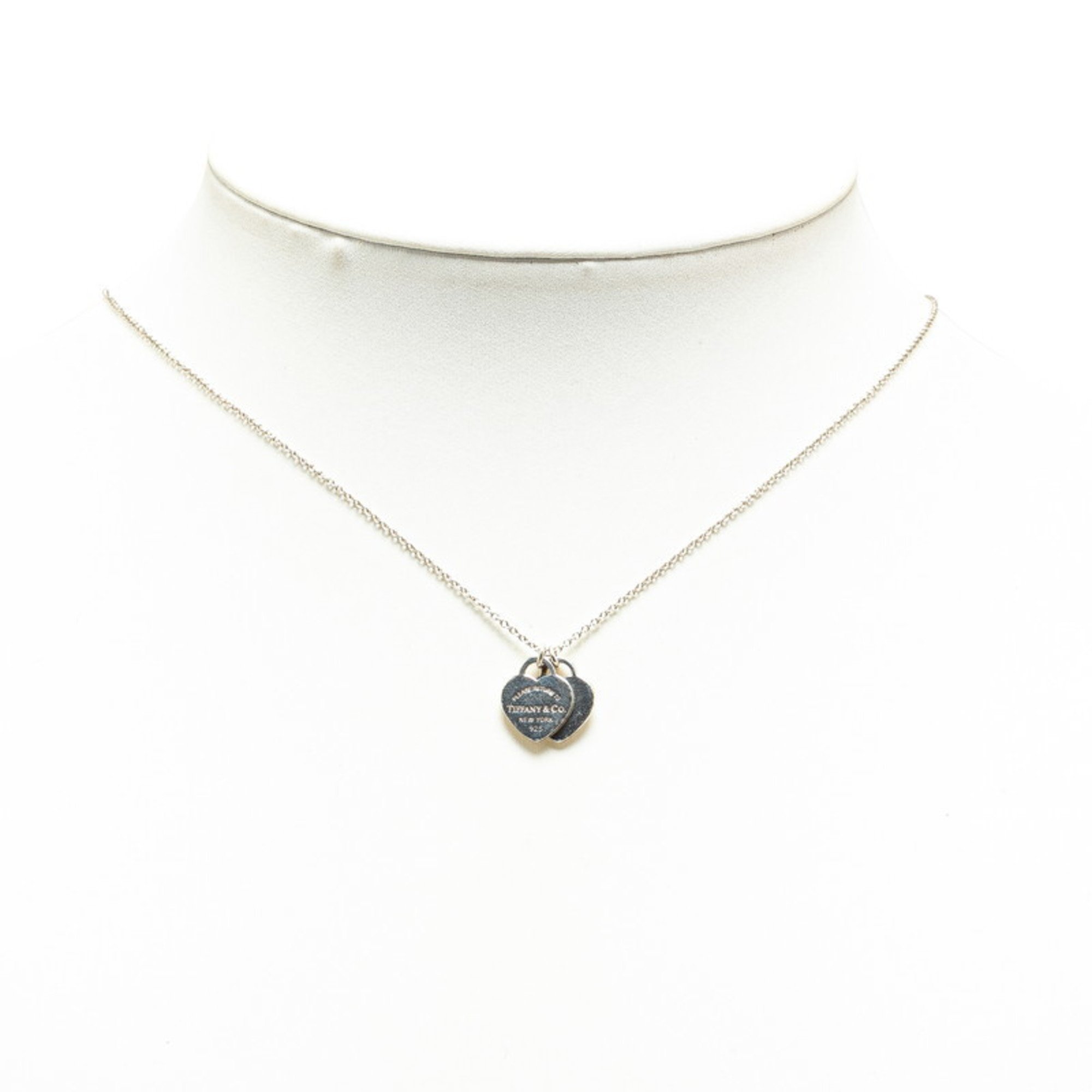 Tiffany heart motif necklace, silver, SV925, for women, TIFFANY&Co.