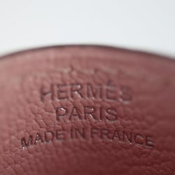 HERMES Hermes Serie Diavolo Pass Case - Chevre Pink Business Card Holder/Card C Engraved