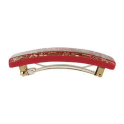 LOUIS VUITTON Louis Vuitton Barrette Inclusion Monogram M65781 Resin Red Hair Clip