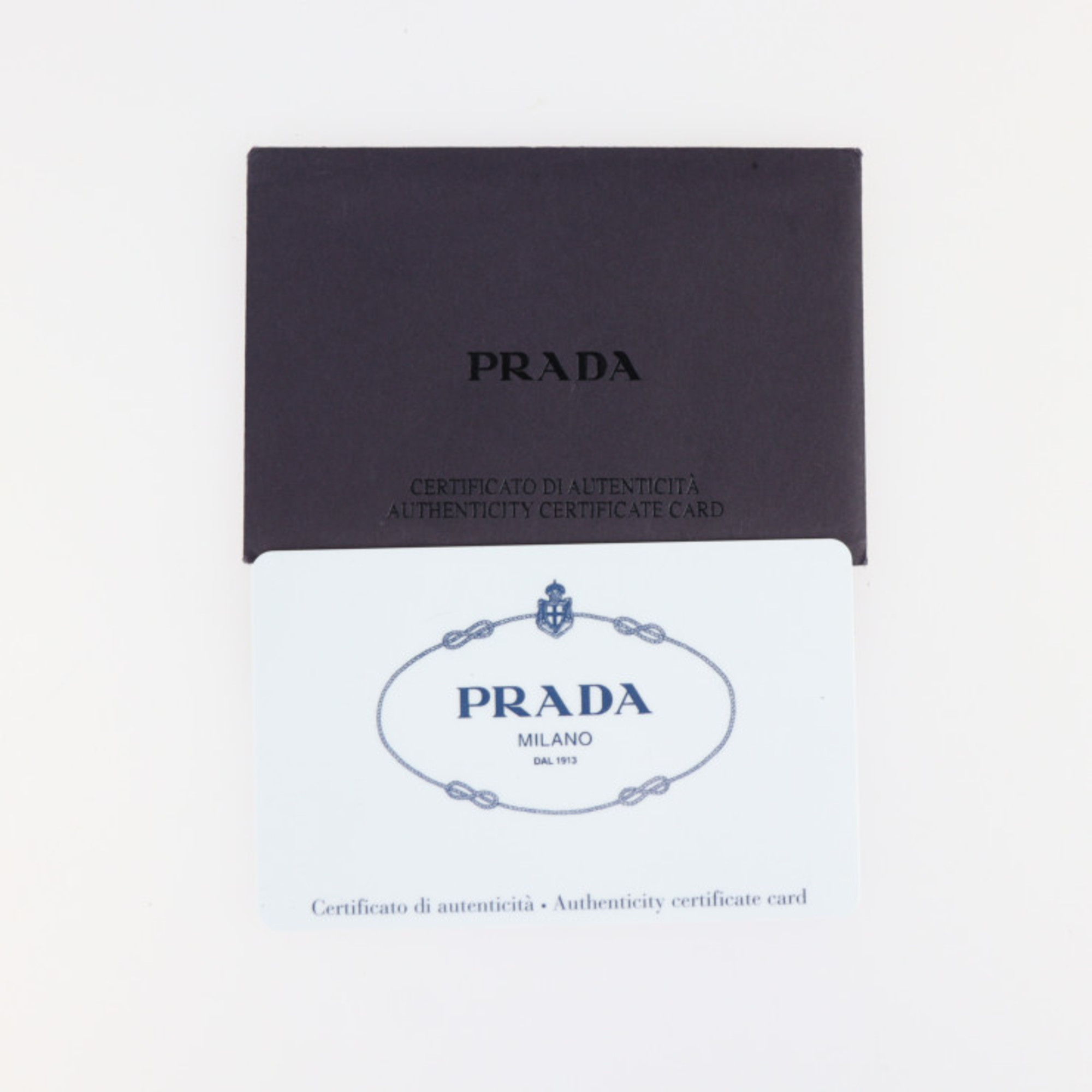 PRADA Prada Backpack Rucksack Daypack 2VZ062 Nylon Blue Black Triangle Plate