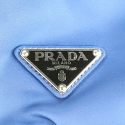 PRADA Prada Backpack Rucksack Daypack 2VZ062 Nylon Blue Black Triangle Plate