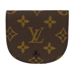 LOUIS VUITTON Louis Vuitton Porte-Monnaie Guze Monogram Wallet/Coin Case M61970 Leather Brown Coin Purse