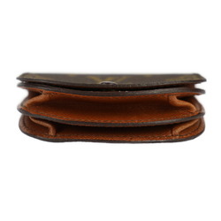 LOUIS VUITTON Louis Vuitton Porte-Monnaie Guze Monogram Wallet/Coin Case M61970 Leather Brown Coin Purse