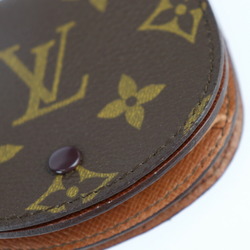 LOUIS VUITTON Louis Vuitton Porte-Monnaie Guze Monogram Wallet/Coin Case M61970 Leather Brown Coin Purse