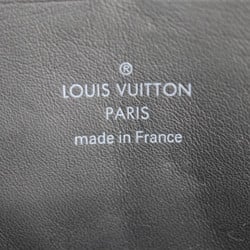 LOUIS VUITTON Louis Vuitton Soft Trunk Wallet Monogram Shoulder Bag M81776 Leather Black Pochette Clutch Second