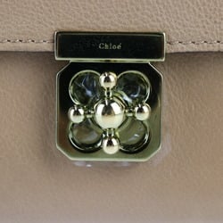 Chloé Chloe ELSIE Long Wallet 3P0592 Leather Brown L-Shaped