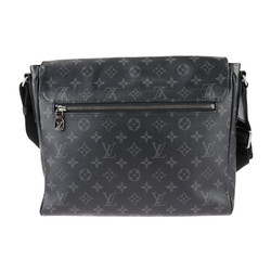 LOUIS VUITTON Louis Vuitton District MM NM Shoulder Bag M44001 Monogram Eclipse Leather Black Grey