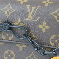 LOUIS VUITTON Louis Vuitton Steamer Wearable Wallet Shoulder Bag M82534 Monogram Canvas Leather Brown Black Orange Pochette Crossbody