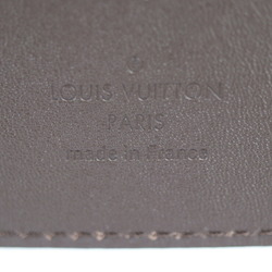 LOUIS VUITTON Louis Vuitton Santur LV Initial Belt M9807V Size 85 34 Damier Canvas Leather Ebene Brown