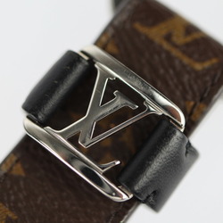 LOUIS VUITTON Louis Vuitton LV Dragonne Keychain M62709 Monogram Canvas Leather Brown Black Keyring