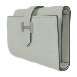 HERMES Hermes Bearn Combination Tri-fold Wallet - Epsom leather Vert Fizz B stamp