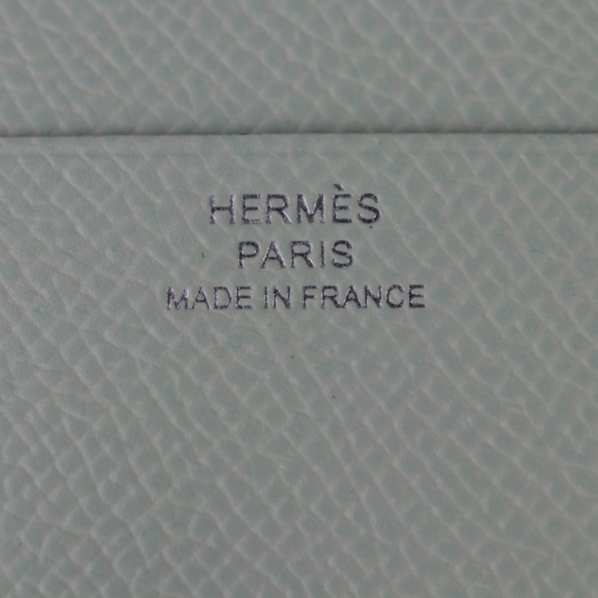 HERMES Hermes Bearn Combination Tri-fold Wallet - Epsom leather Vert Fizz B stamp