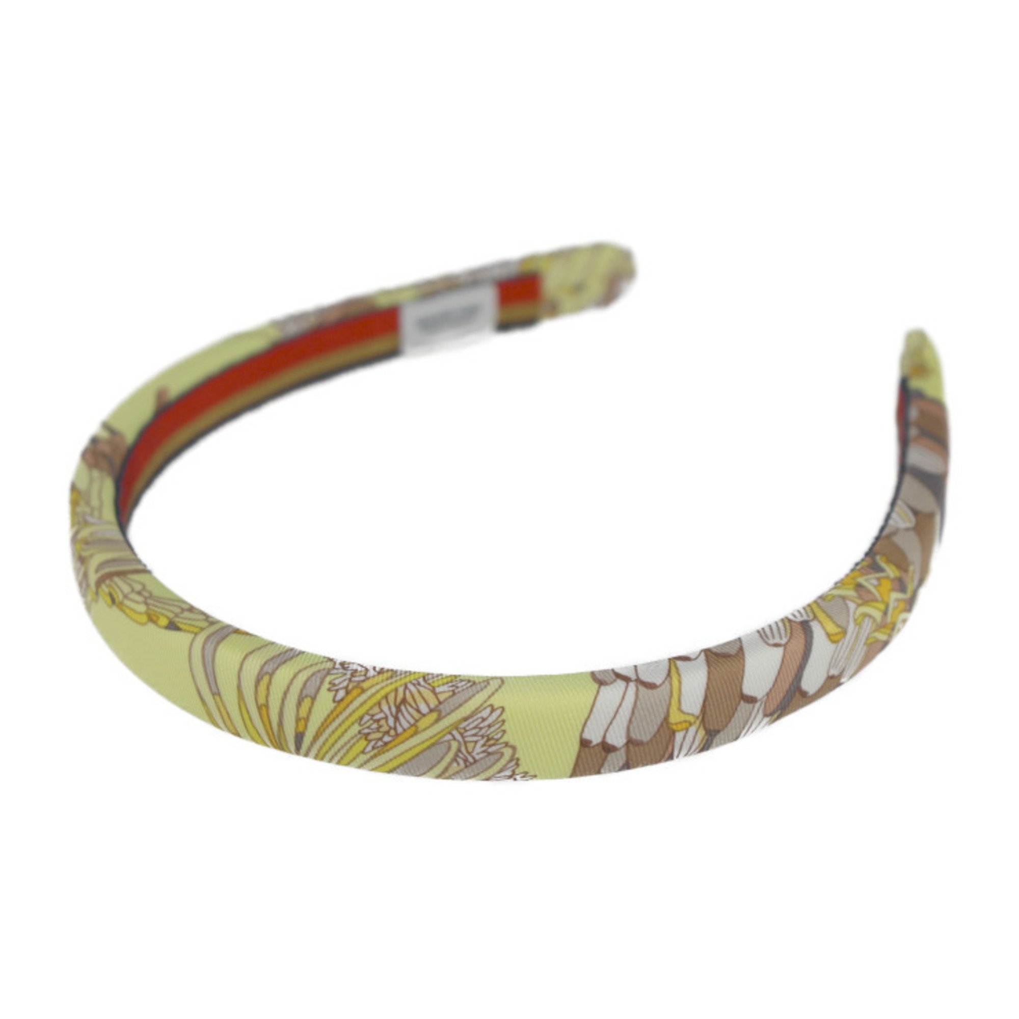 HERMES ELSA Fashion Accessories - Silk Yellow Multicolor Headband Hair