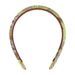 HERMES ELSA Fashion Accessories - Silk Yellow Multicolor Headband Hair