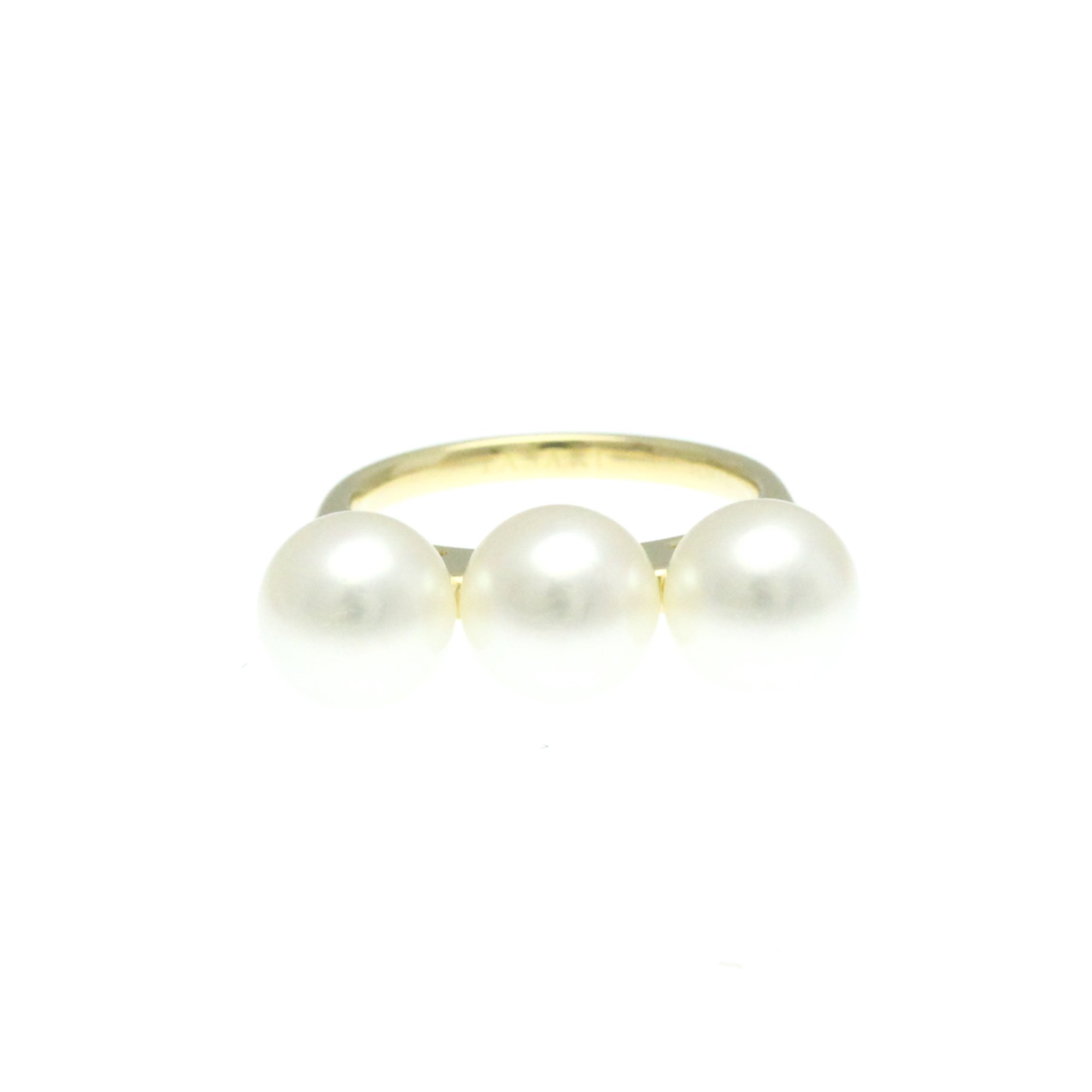 Tasaki Balance Era R-4418 Yellow Gold (18K) Fashion Pearl Band Ring Gold