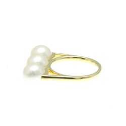 Tasaki Balance Era R-4418 Yellow Gold (18K) Fashion Pearl Band Ring Gold