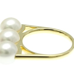 Tasaki Balance Era R-4418 Yellow Gold (18K) Fashion Pearl Band Ring Gold