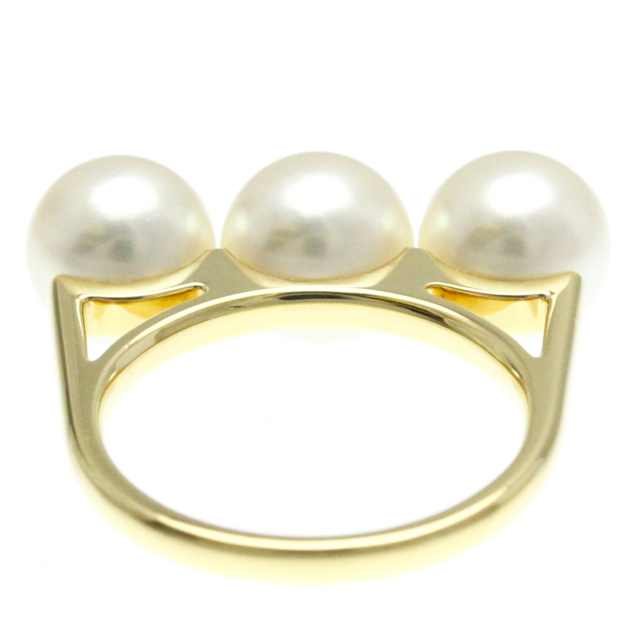 Tasaki Balance Era R-4418 Yellow Gold (18K) Fashion Pearl Band Ring Gold