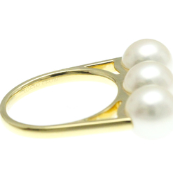 Tasaki Balance Era R-4418 Yellow Gold (18K) Fashion Pearl Band Ring Gold