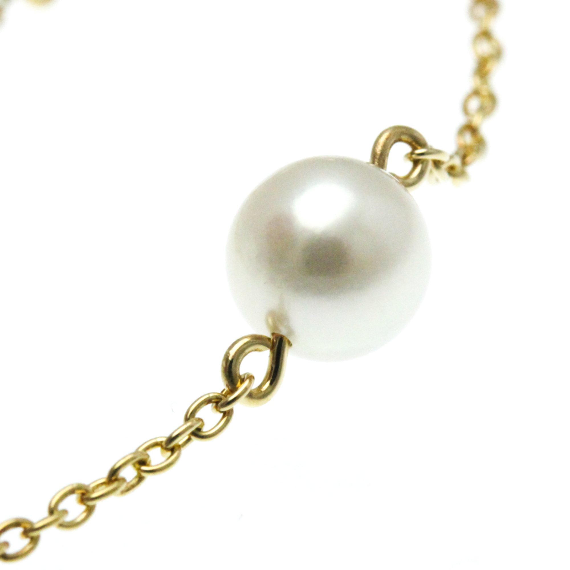 Tasaki Pearl Station Bracelet Yellow Gold (18K) Pearl Charm Bracelet Gold