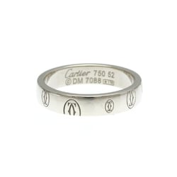 Cartier Happy Birthday White Gold (18K) Fashion No Stone Band Ring Silver