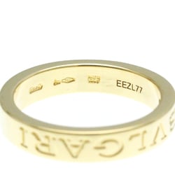 Bvlgari Double Logo Yellow Gold (18K) Fashion Diamond Band Ring Gold