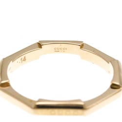 Gucci Link Toe Ring Pink Gold (18K) Fashion No Stone Band Ring Pink Gold