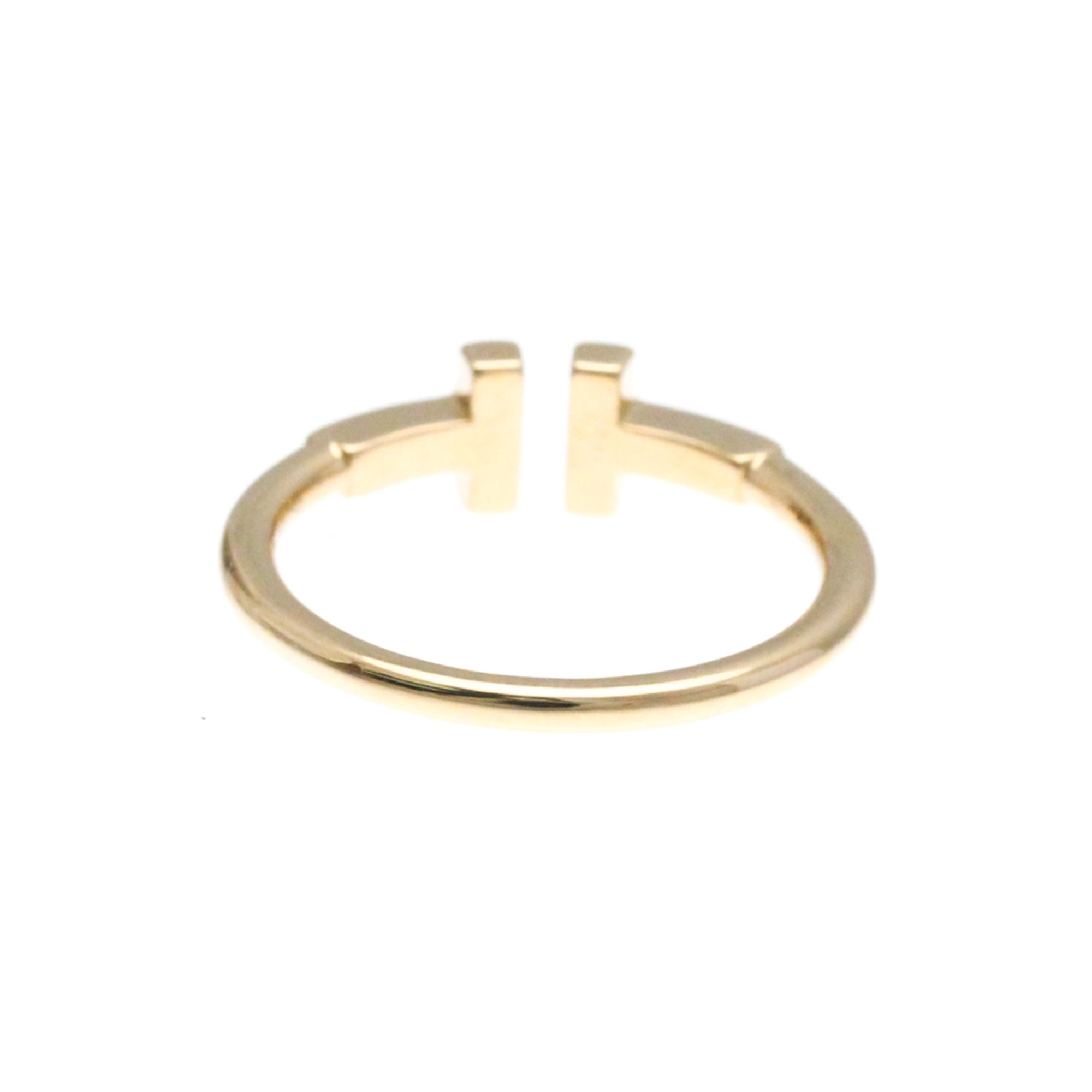 Tiffany T Wire Ring Pink Gold (18K) Fashion No Stone Band Ring Pink Gold