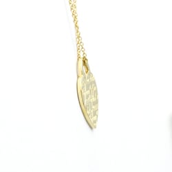 Tiffany Notes Heart Tag Necklace Yellow Gold (18K) Men,Women Fashion Pendant Necklace (Gold)