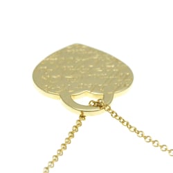 Tiffany Notes Heart Tag Necklace Yellow Gold (18K) Men,Women Fashion Pendant Necklace (Gold)