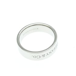 Tiffany Flat Band Ring Platinum Fashion Band Ring Silver