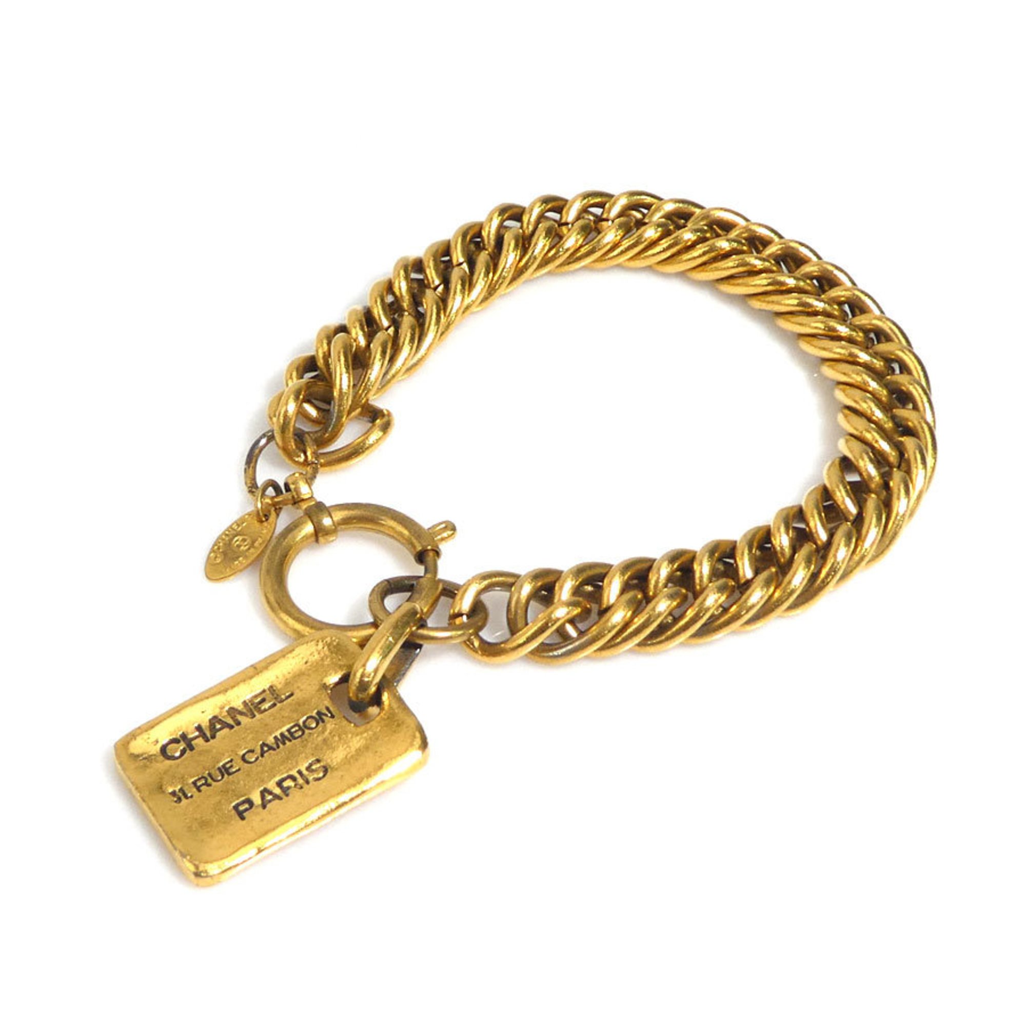 CHANEL Bracelet 31 RUE CAMBON Metal Gold Women's e59467a